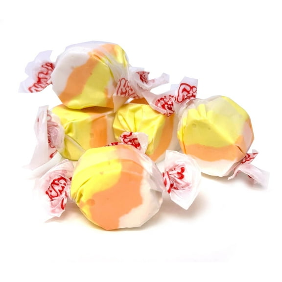 SweetGourmet Candy Corn Salt Water Taffy, Halloween Candy, Individually Wrapped, 1 Pound