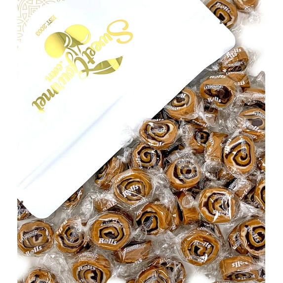 SweetGourmet Chocolate Caramel Swirl Rolls | 3 Pounds