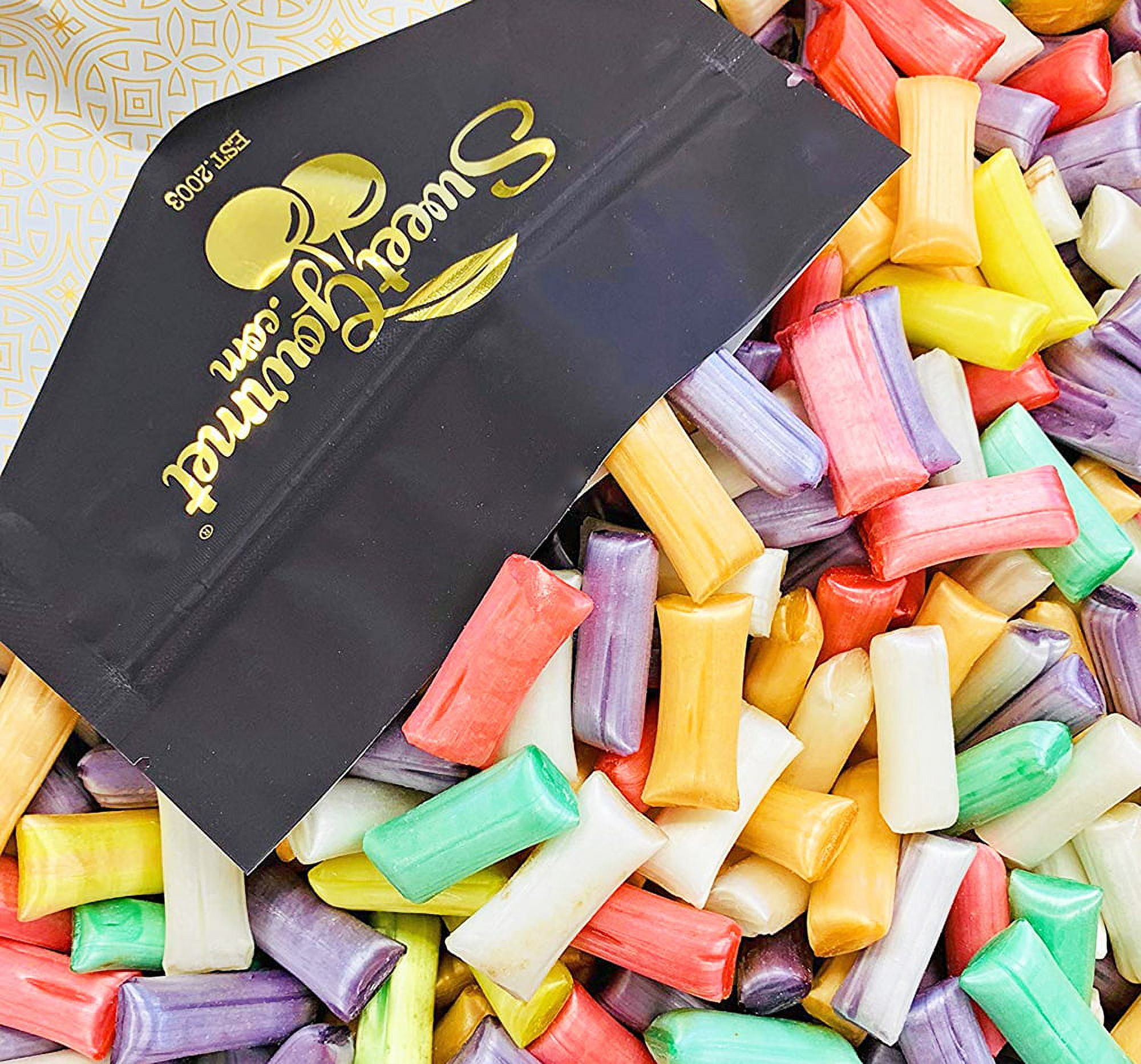 SweetGourmet Chocolate Filled Straws Christmas Candy 1 Pound