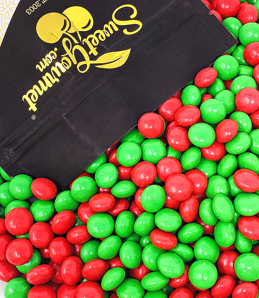 SweetGourmet Christmas Chocolate Mints Seasonal Candy Red Green