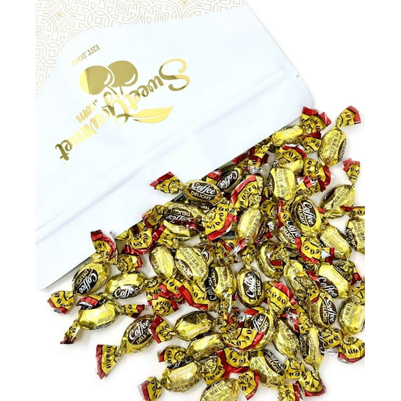 SweetGourmet Coffee Delight Hard Candy Bulk with Authentic Colombian Coffee | 3 Pounds