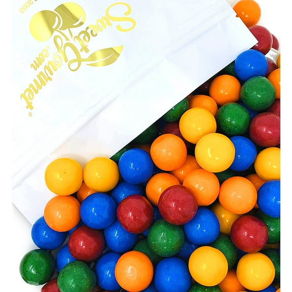 SweetGourmet Cry Baby Guts | Extra Sour Candy Filled Dubble Bubble Gumballs | Kosher | 3 pounds