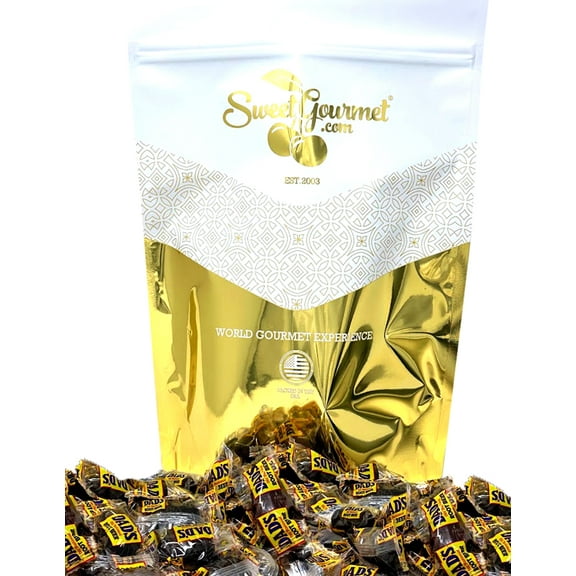 SweetGourmet Dad's Root Beer Barrels Hard Candy | Old-Fashioned Candies Wrapped | 4 Pounds