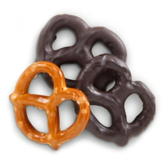 SweetGourmet Dark Chocolate Covered Mini Pretzels | 1 Pound