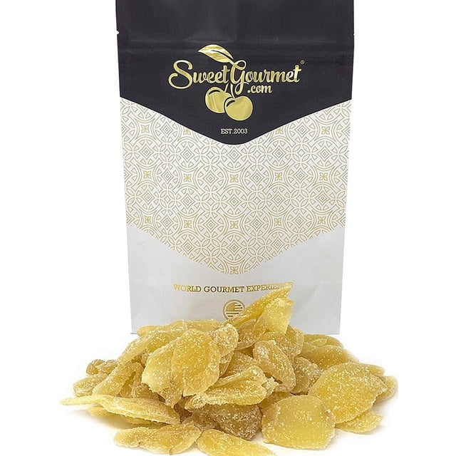 SweetGourmet Dried Crystallized Ginger | Candied Ginger Root Pieces ...