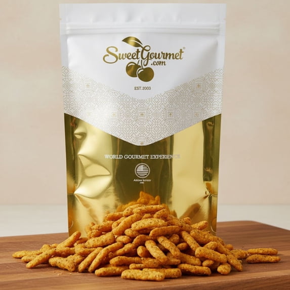 SweetGourmet Everything Sesame Sticks, Healthy Snack with Poppies, Garlic, Onion and Sesame, Crunchy Snack Mix, No Preservatives, 3 Pound Resealable Pouch