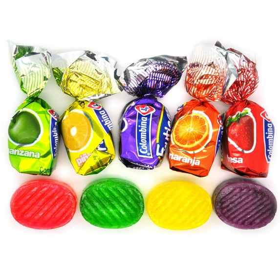 SweetGourmet Fancy Fruit Filled Assortment | Colombina Sweet Delights Hard Candy Bulk | 2 Pounds