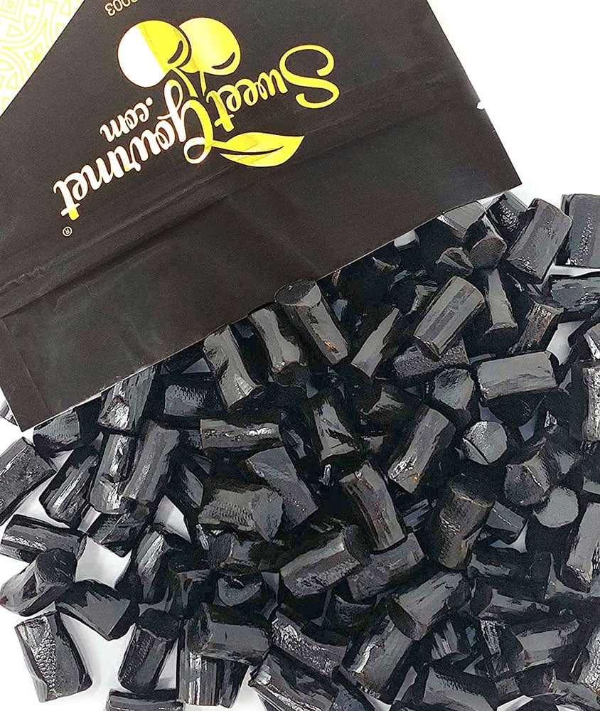 SweetGourmet Finnska Sugar-Free Soft Black Licorice Candy, 2 Pounds