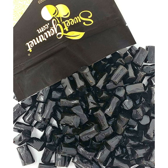 SweetGourmet Finnska Sugar-Free Soft Black Licorice Candy, 2 Pounds
