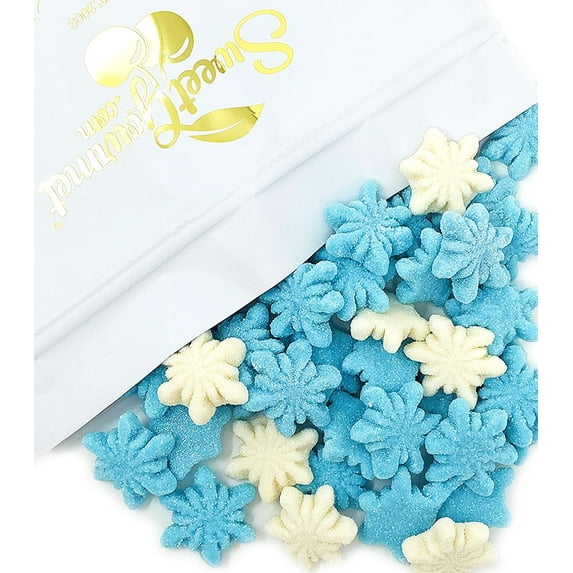 SweetGourmet Glitter Snowflakes Gummy | Christmas Candy | 3 Pounds