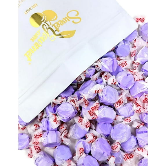 SweetGourmet Grape Salt Water Taffy Bulk Candy | 2 Pounds