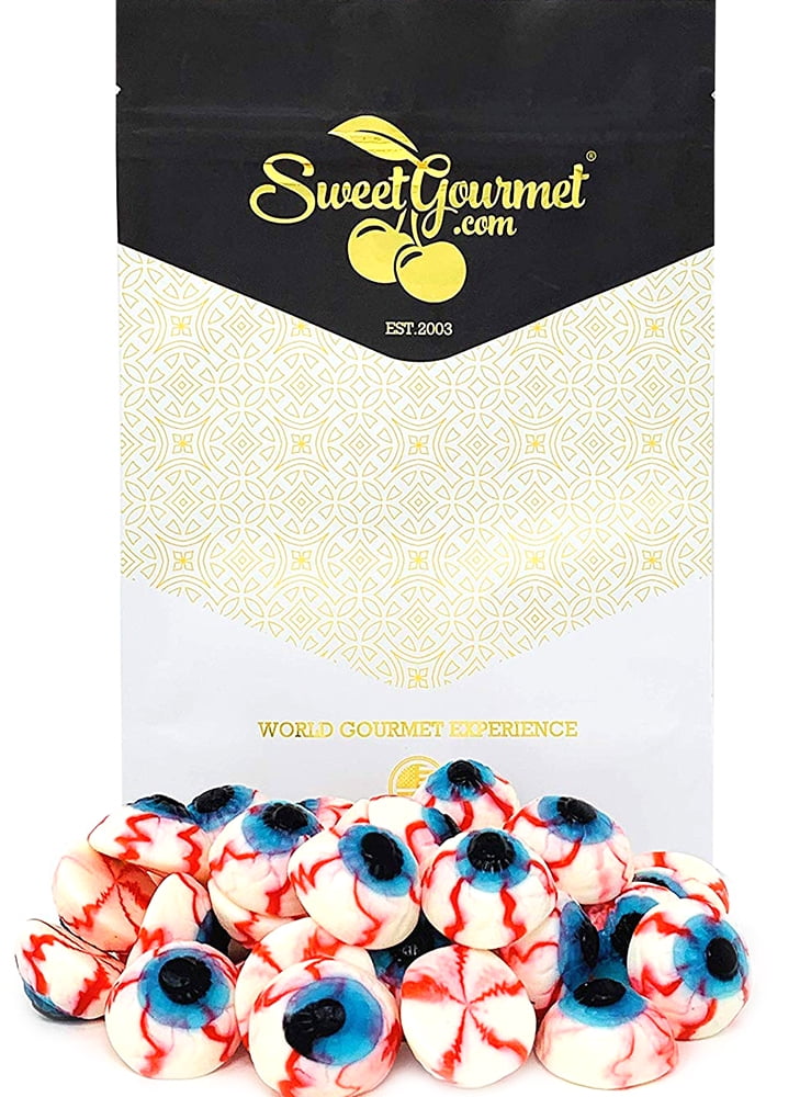 SweetGourmet Gummy Bulging Eyeballs Halloween Bulk Candy 1 Pound