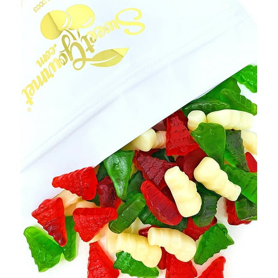 SweetGourmet Gummy Christmas Trees & Snowmen | Holiday Candy Bulk | 3 Pounds