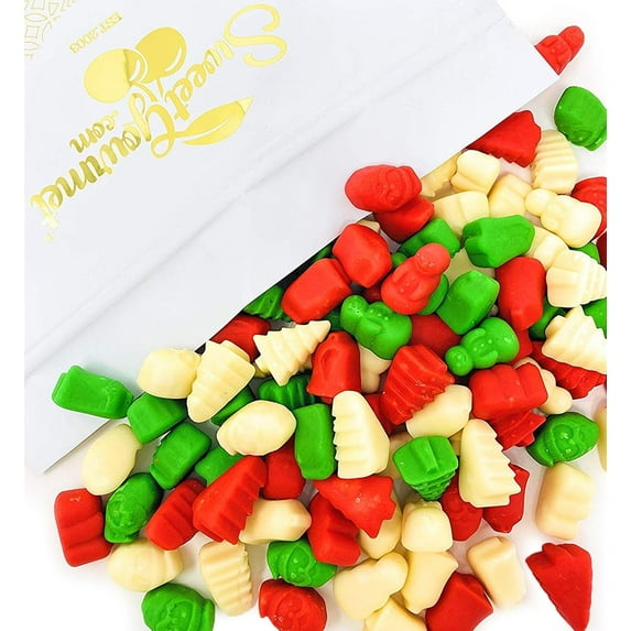 SweetGourmet Holiday Mello Creme | Red Green White Christmas Candy Mix | 3 Pounds