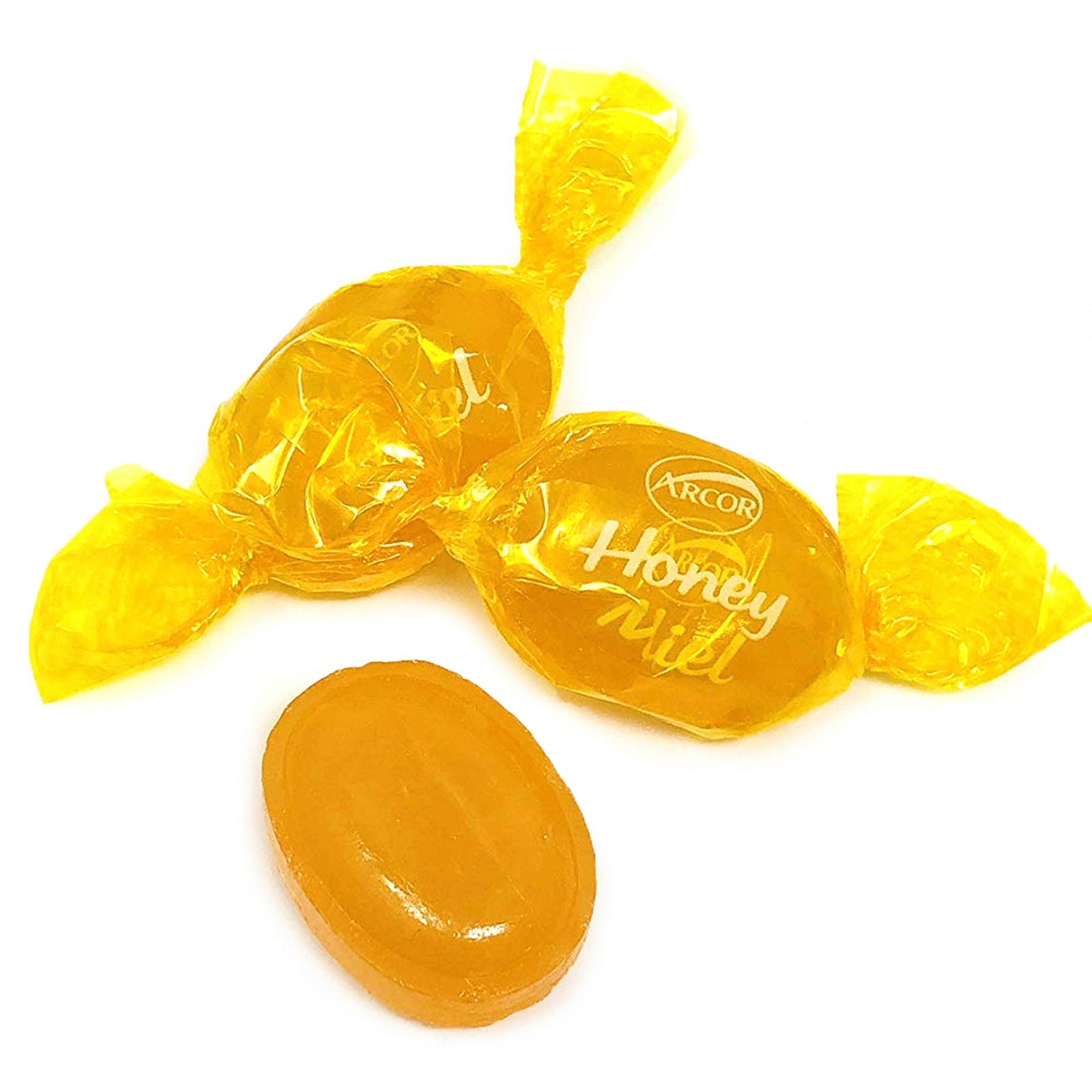SweetGourmet Individually Wrapped Honey Filled Hard Candy, Soft Honey