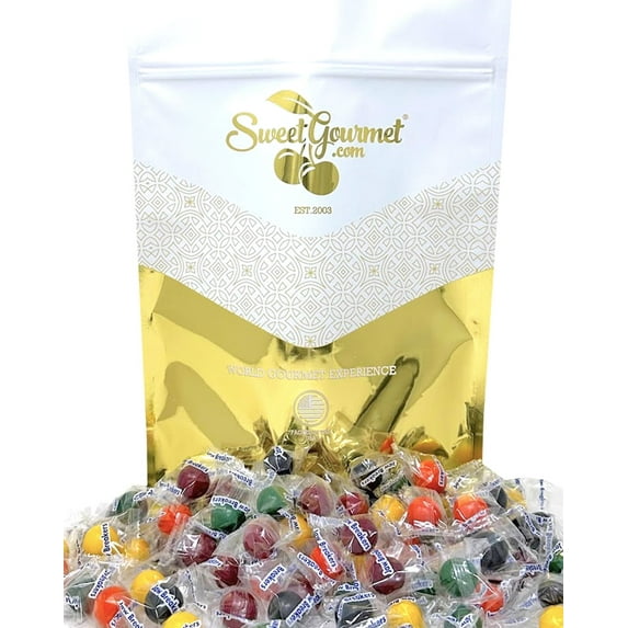 SweetGourmet Jawbreakers Wrapped Hard Candy Jaw Breaker | 4 Pounds