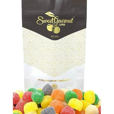 SweetGourmet Jelly Assorted Giant Gum Drops Bulk Candy | 1 Pound