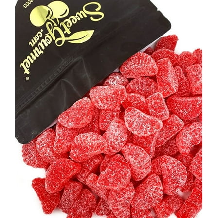 SweetGourmet Jelly Cherry Slices Bulk Candy | 2 Pounds