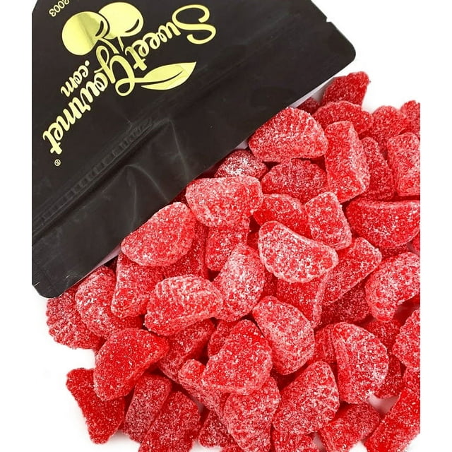SweetGourmet Jelly Cherry Slices Bulk Candy 2 Pounds