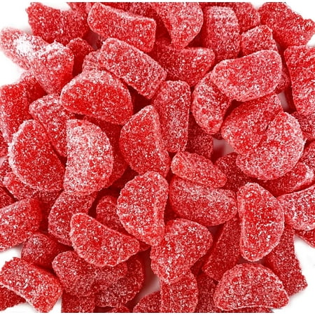 SweetGourmet Jelly Cherry Slices Bulk Candy | 7 Pounds