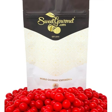 SweetGourmet Jersey Sweet and Sour Cherry Balls Bulk Chewy Candy | 1 Pound
