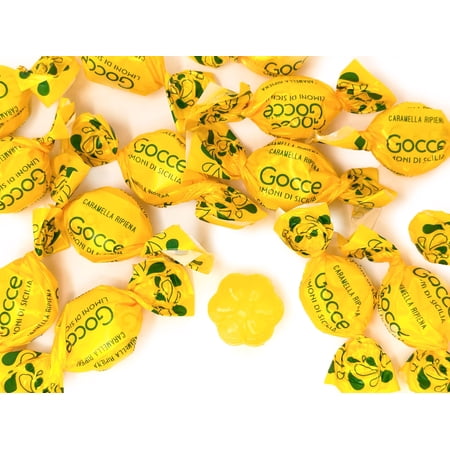 SweetGourmet Gocce Sicilian Lemon Filled Hard Candy, 3 Pounds