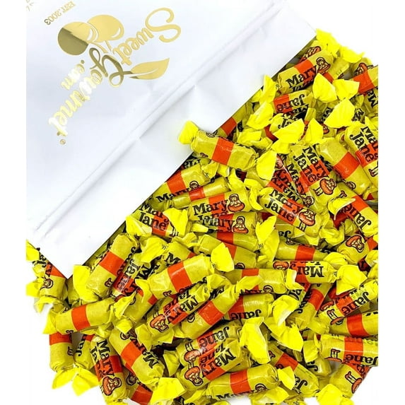 SweetGourmet Mary Jane Taffy | Old-Fashioned Bulk Candy Twist Wrap | 3 Pounds