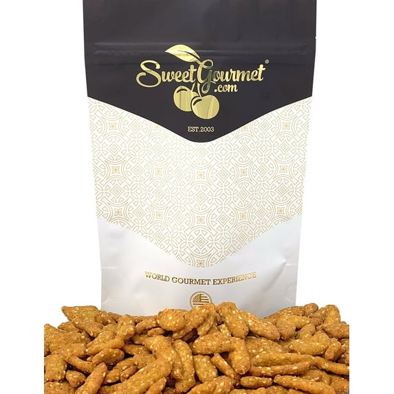 SweetGourmet Oat Bran Sesame Sticks | Healthy Snack | 1 Pound