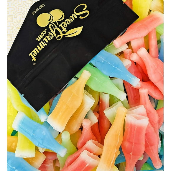 SweetGourmet Old-Fashioned Candy | Nik-L-Nip Filled Chew Wax Bottles | 1 Pound