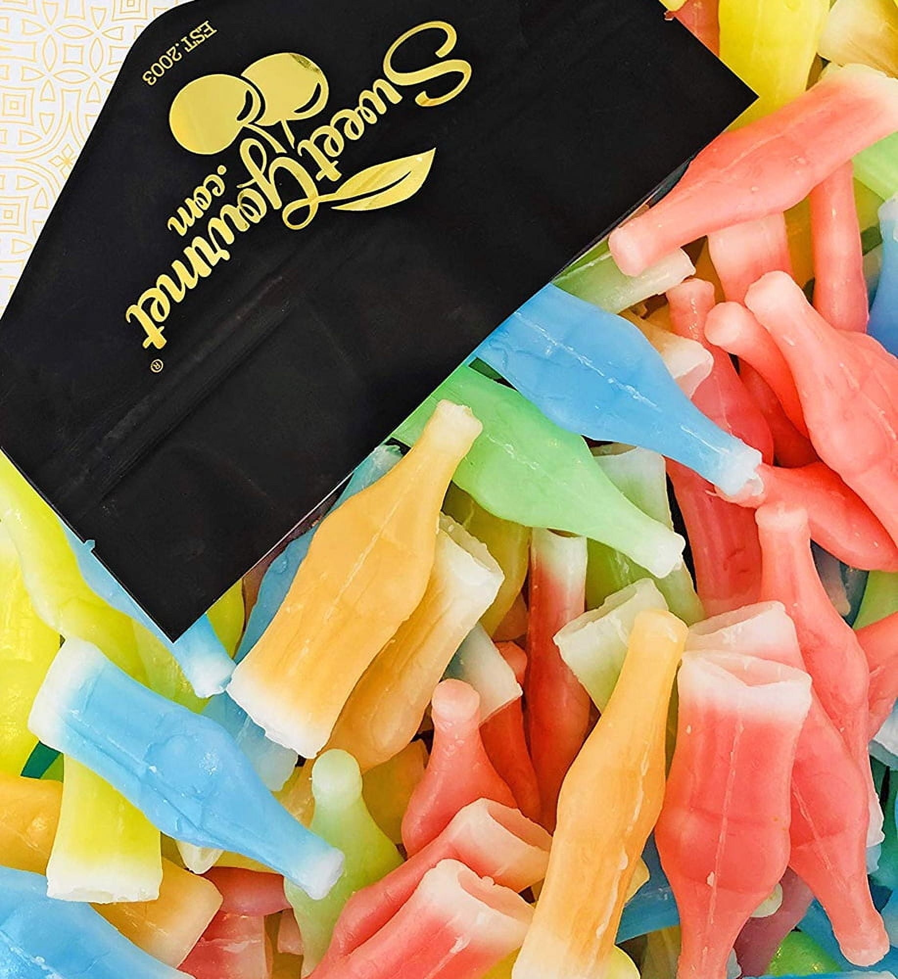 SweetGourmet Old-Fashioned Candy, Nik-L-Nip Filled Wax Bottle