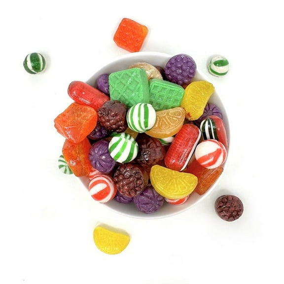 SweetGourmet Old-Fashioned Christmas Mix, Bulk Unwrapped Hard Candies, 2 Pounds