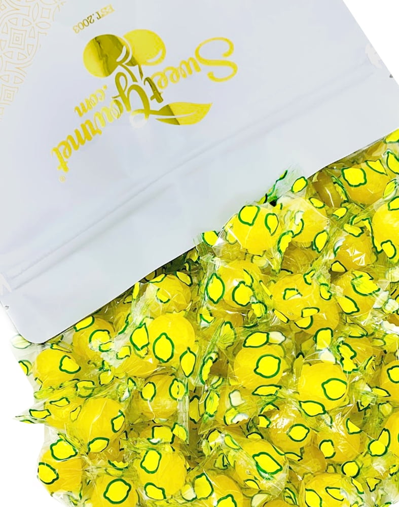 SweetGourmet Old-Fashioned Lemon Balls | Natural Flavored Hard Candy | 3 Pounds