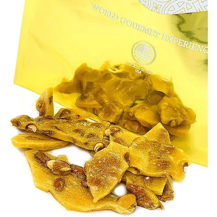 SweetGourmet Original Crispy Peanut Brittle | Old-Fashioned Candy Bulk | 2 Pounds
