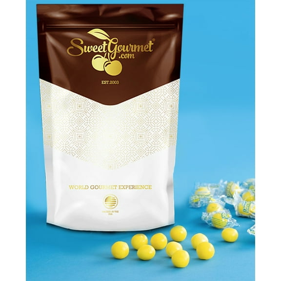 SweetGourmet Original LemonHead Candy Wrapped Bulk, 1 Pound