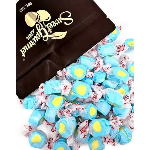 SweetGourmet Passion Fruit Salt Water Taffy Bulk Wrapped Candy | 1 Pound