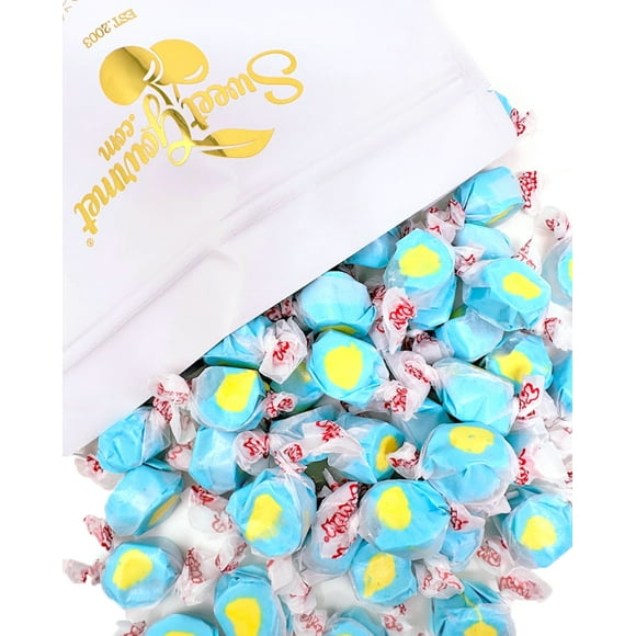 SweetGourmet Passion Fruit Salt Water Taffy Bulk Wrapped Candy | 2 Pound