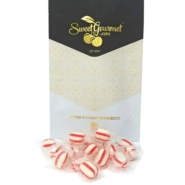 SweetGourmet Peppermint Soft Mint Puffs Clear Wrapper Bulk Candy 1