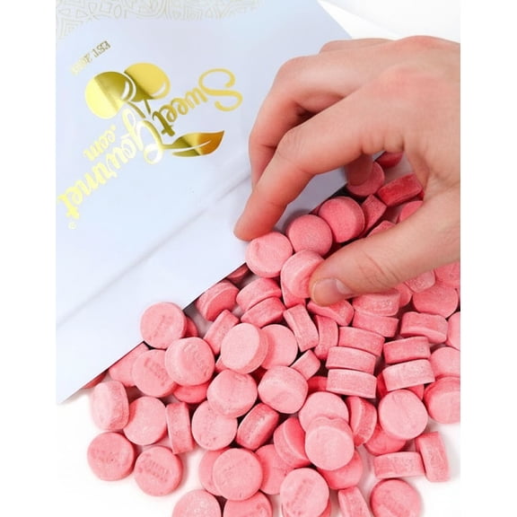 SweetGourmet Pink Wintergreen Lozenges , Canada Mint Bulk Candy, 3 Pounds