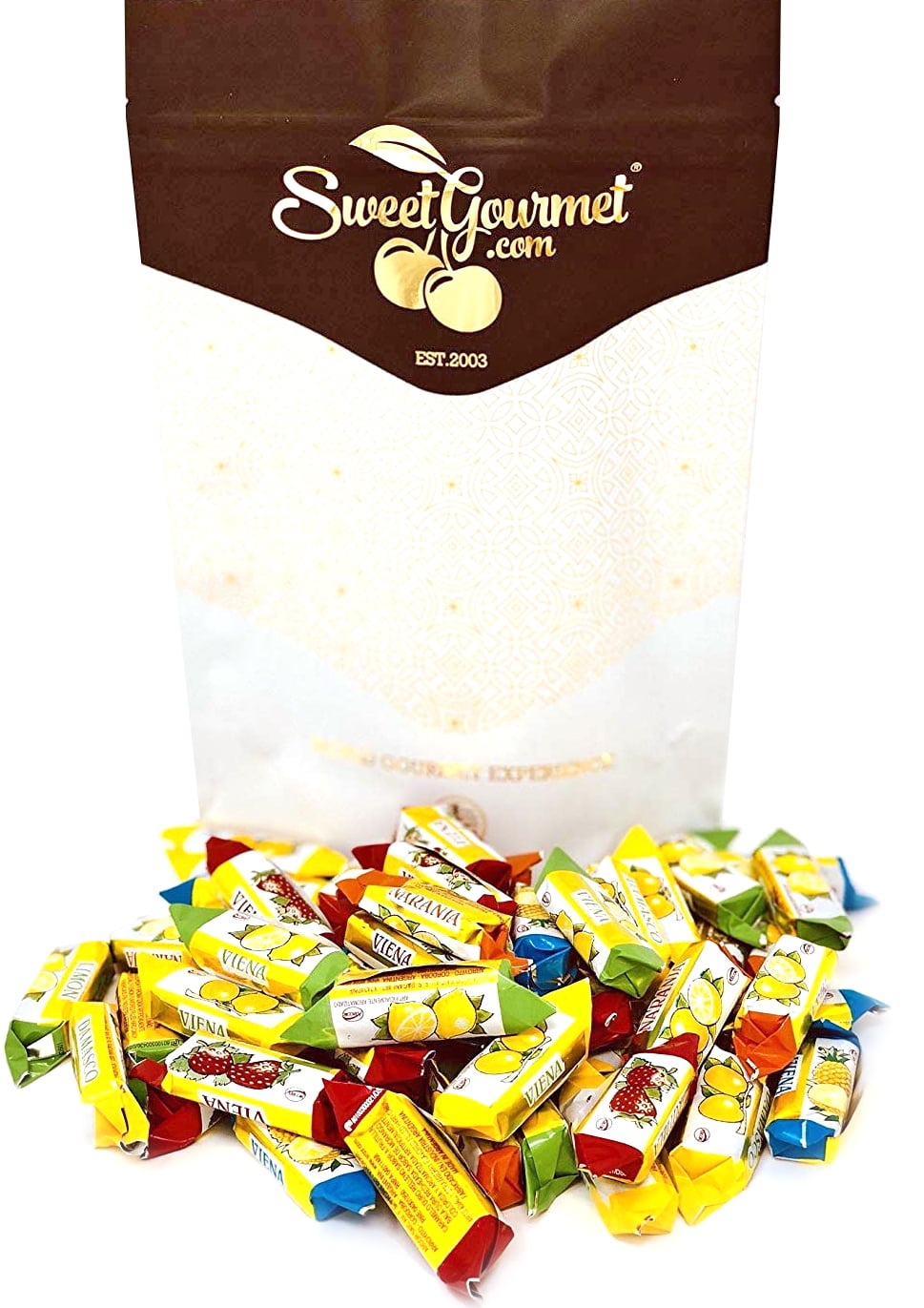 SweetGourmet Premium Filled Hard Candy Arcor Vienna Assorted Fruits