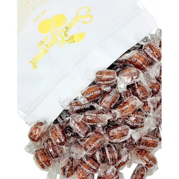 SweetGourmet Sugar-Free Root Beer Barrels Clear Wrap | Old-Fashioned Hard Candy | 3 Pounds