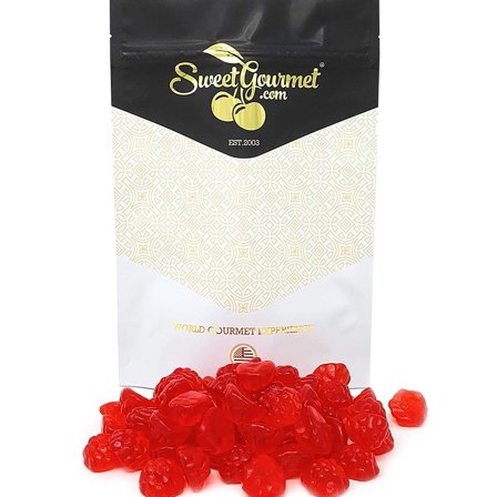 SweetGourmet Red Berry Gummy Raspberry Bulk Candy | 1 Pound