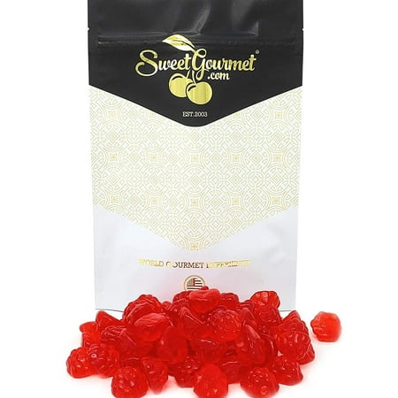 SweetGourmet Red Berry Gummy Raspberry Bulk Candy | 1 Pound