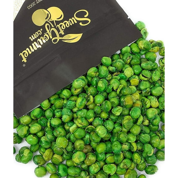 SweetGourmet Roasted and Sea Salted Green Peas, 2-Pound Bulk Bag, Healthy Fun Snack, Gluten-Free