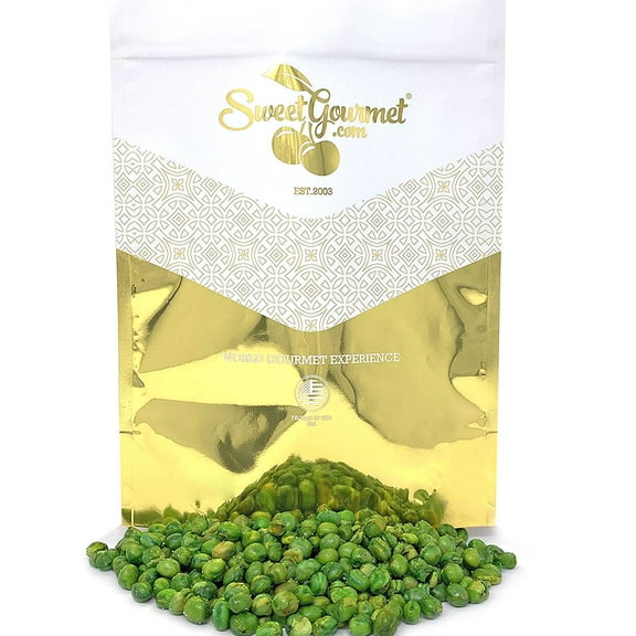 SweetGourmet Roasted & Salted Green Peas | Healthy Snacks | 4 Pounds