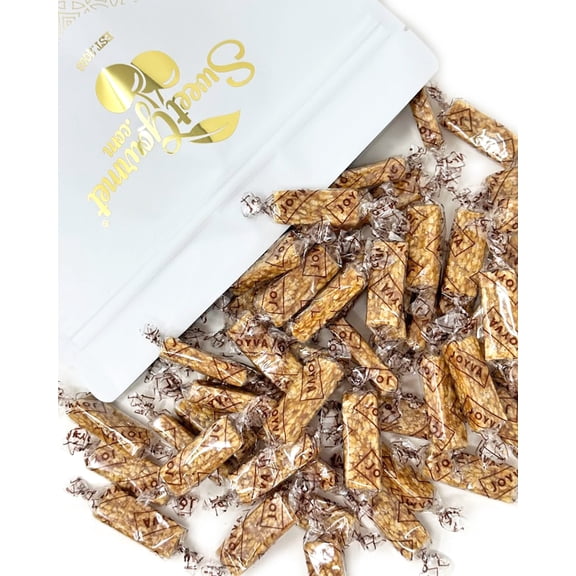 SweetGourmet Sesame Honey Crunch All-Natural Candy Wrapped | 3 Pounds