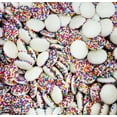 thumbnail image 1 of SweetGourmet Signature White Chocolate Nonpareils with Rainbow Seeds, 13oz Bag, 1 of 5