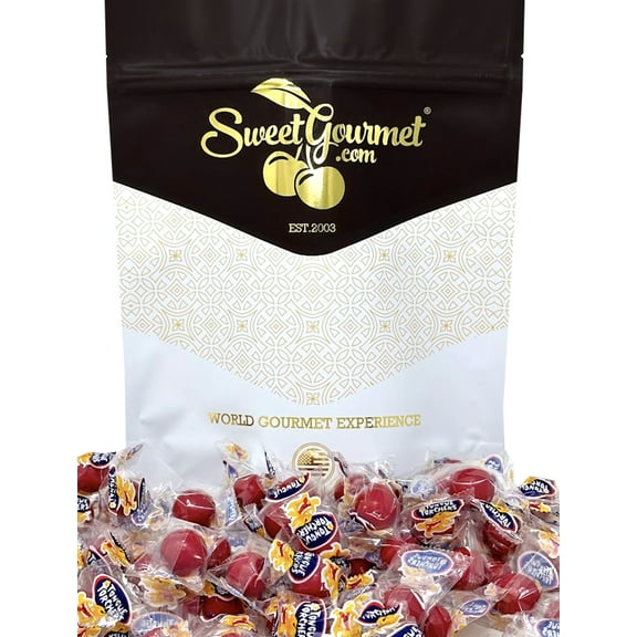 SweetGourmet Small Fireballs Wrapped Cinnamon Candy | Tongue Torchers | 1 Pound