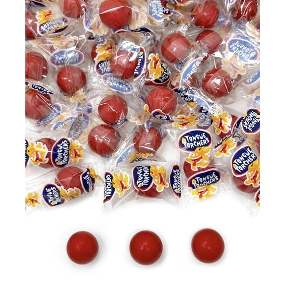 SweetGourmet Small Fireballs Wrapped Cinnamon Candy | Tongue Torchers | 4 Pounds