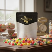 SweetGourmet Spice Drops Candy, Old-Fashioned Gumdrops, 6 Flavors Jelly Candy, 1 Pound Bag