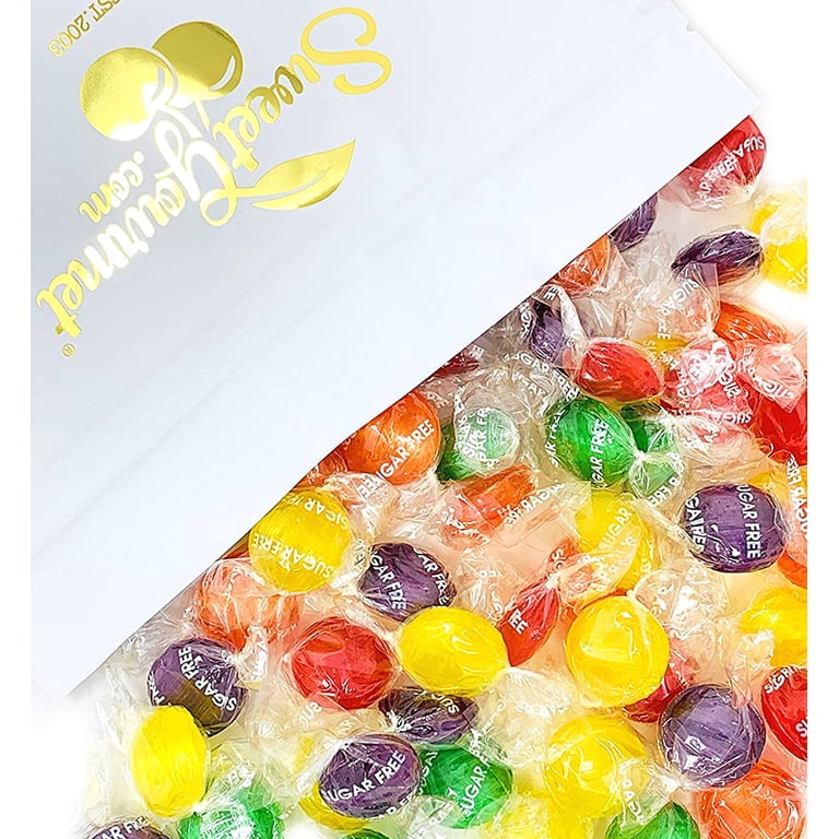 ♡ SweetCandy ♡ SweetGourmet Sugar Free Assorted Fruit Disks | Bulk Hard Candy | 3